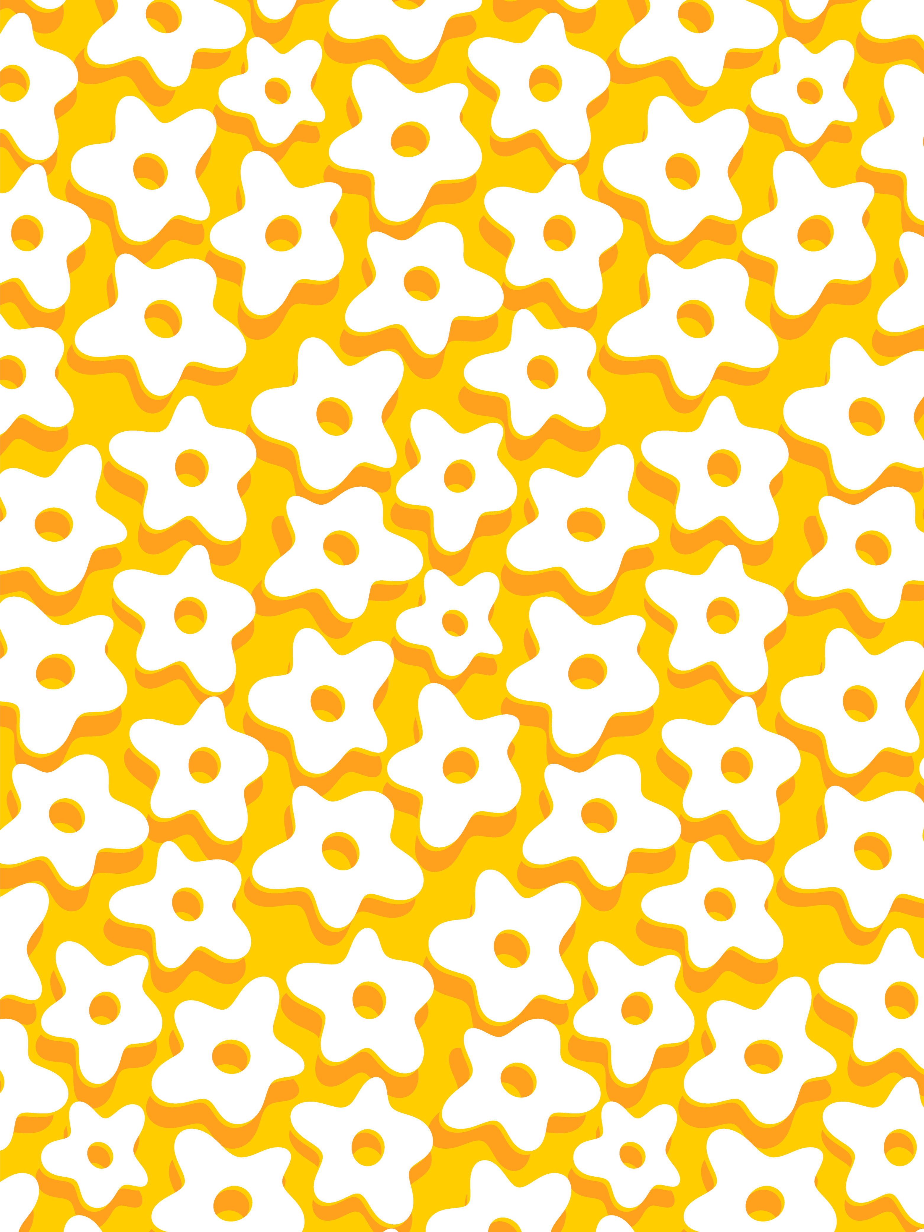 PopFleur stars large yellow pattern