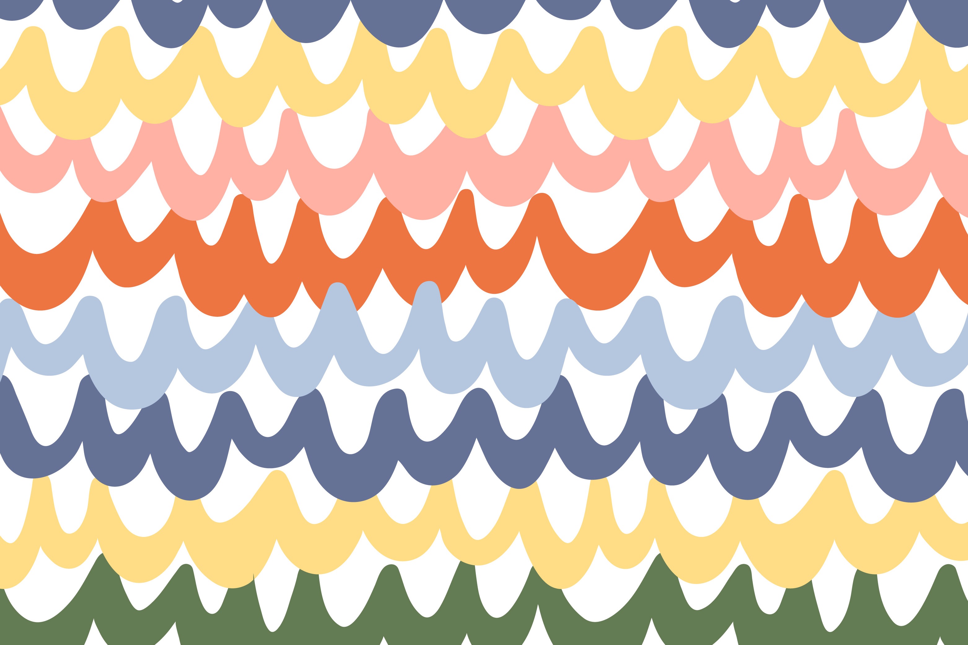 Quinn scales multicolor pattern