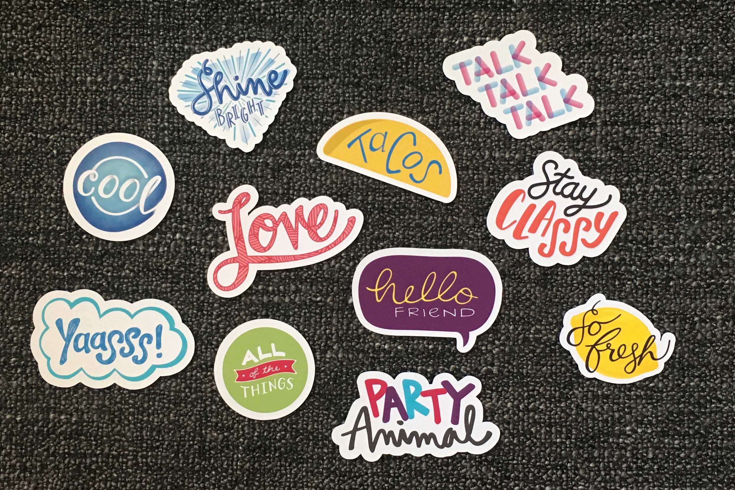 Sticker collection detail