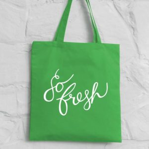 So Fresh Tote Bag Design